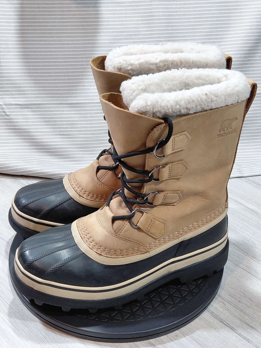 Sorel Womens Caribou Premium Waterproof Insulated Winter Snow Boots Rugged W8.5